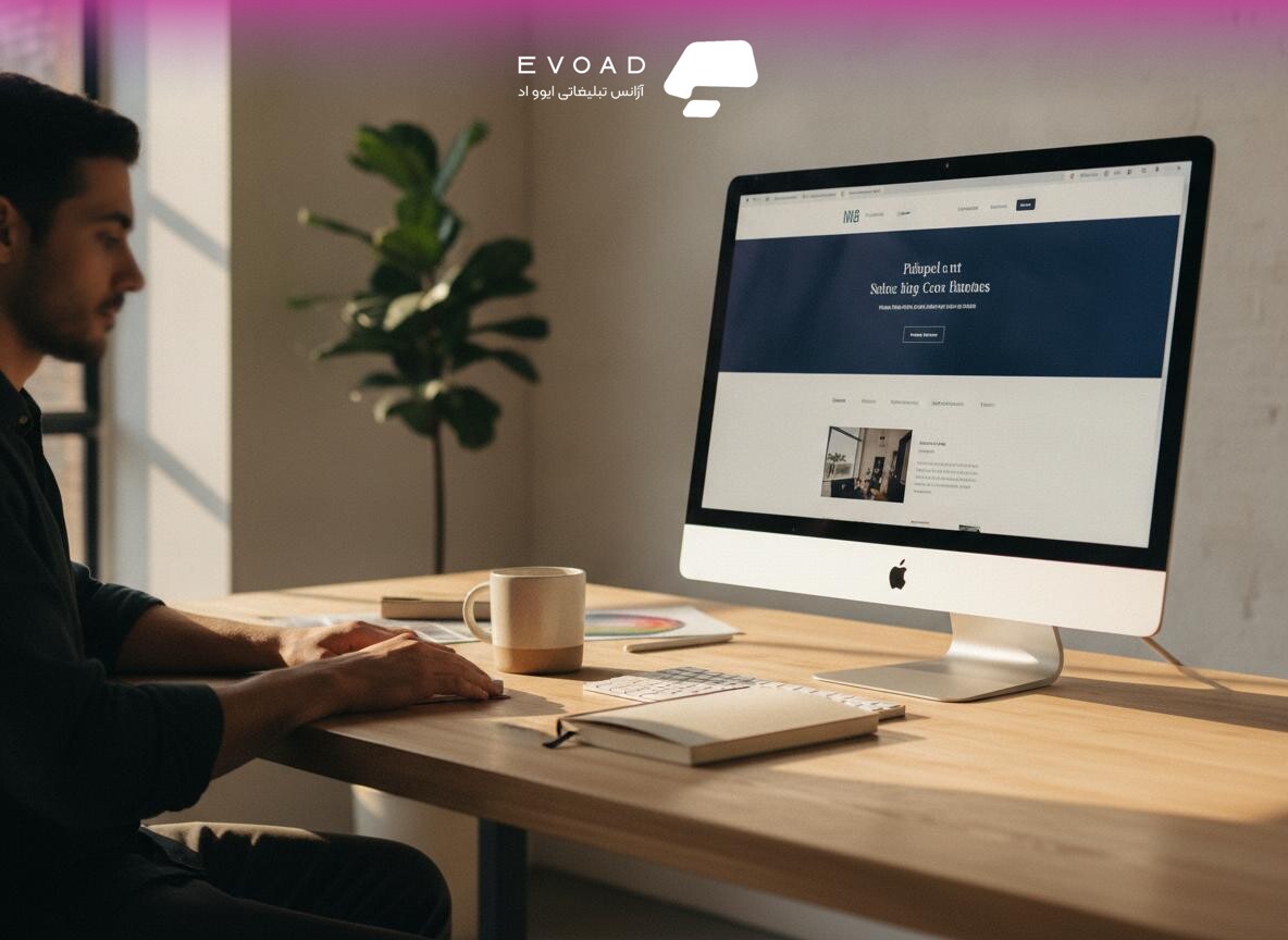 تأثیر طراحی بصری وب‌سایت بر اعتماد مشتری در ۰.۵ ثانیه اول بازدید
